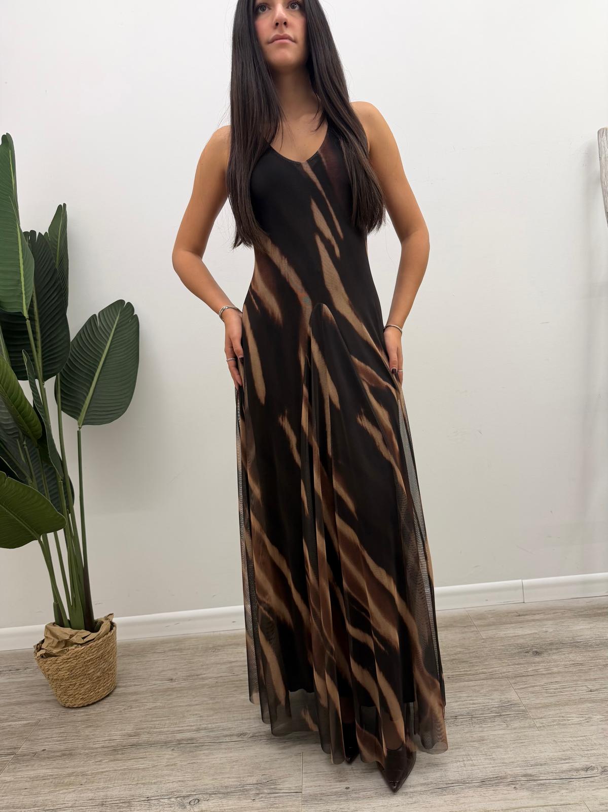 Susy Mix - Abito Tulle Sfumato